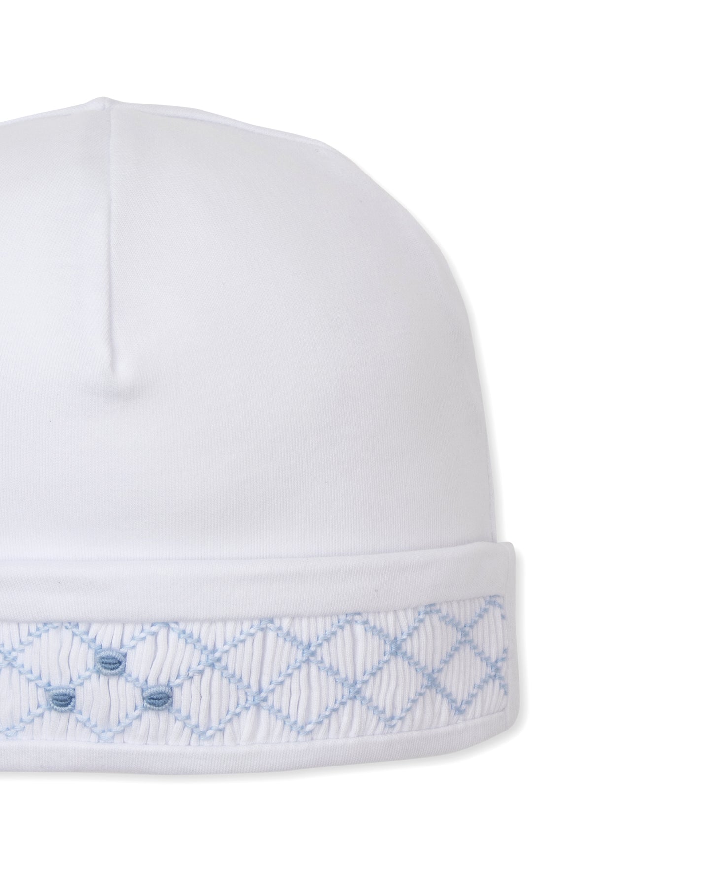 Hat w/Hand Smock, CLB Summer, White/Blue