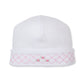 Hat w/Hand Smock, CLB Summer, White/Pink