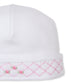 Hat w/Hand Smock, CLB Summer, White/Pink