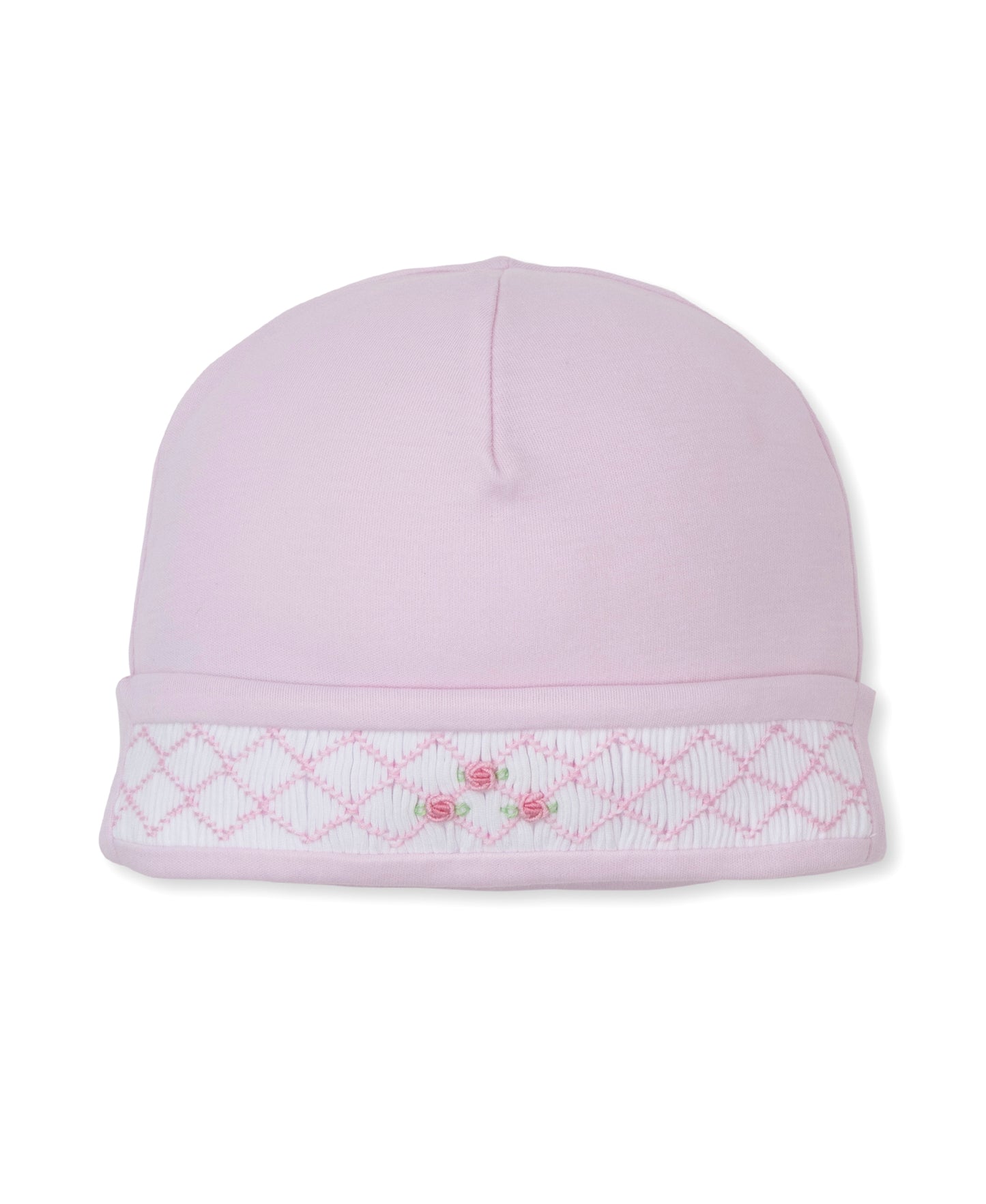 Hat w/Hand Smock, CLB Summer, Pink/White