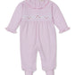 Footie w/Hand Smock, CLB Summer, Pink/White