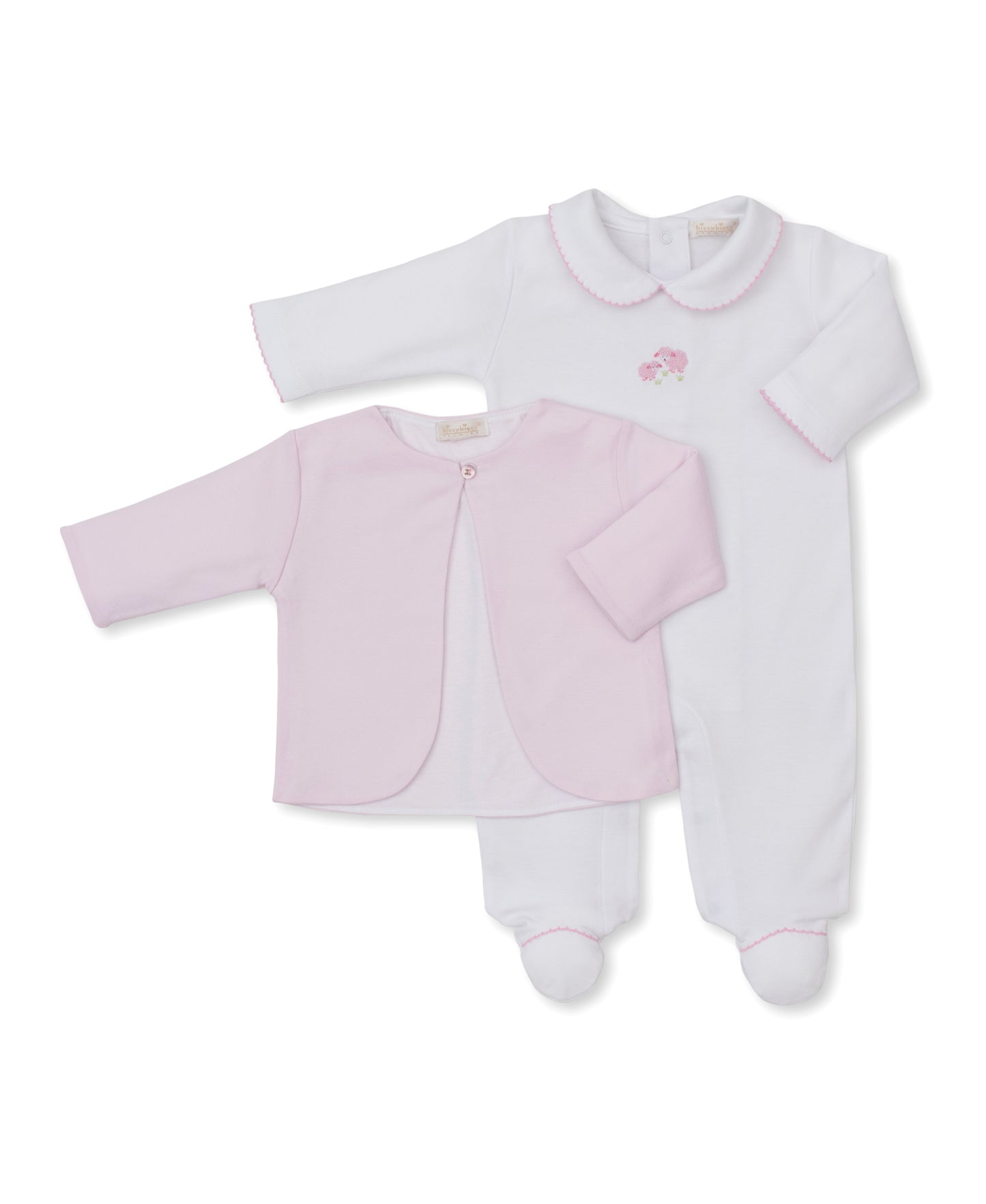 Footie w/Jacket Set, Premier Sweet Sheep, Pink