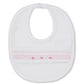 Bib w/Hand Smock, CLB Summer Bishop, White/Pink