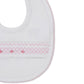Bib w/Hand Smock, CLB Summer Bishop, White/Pink