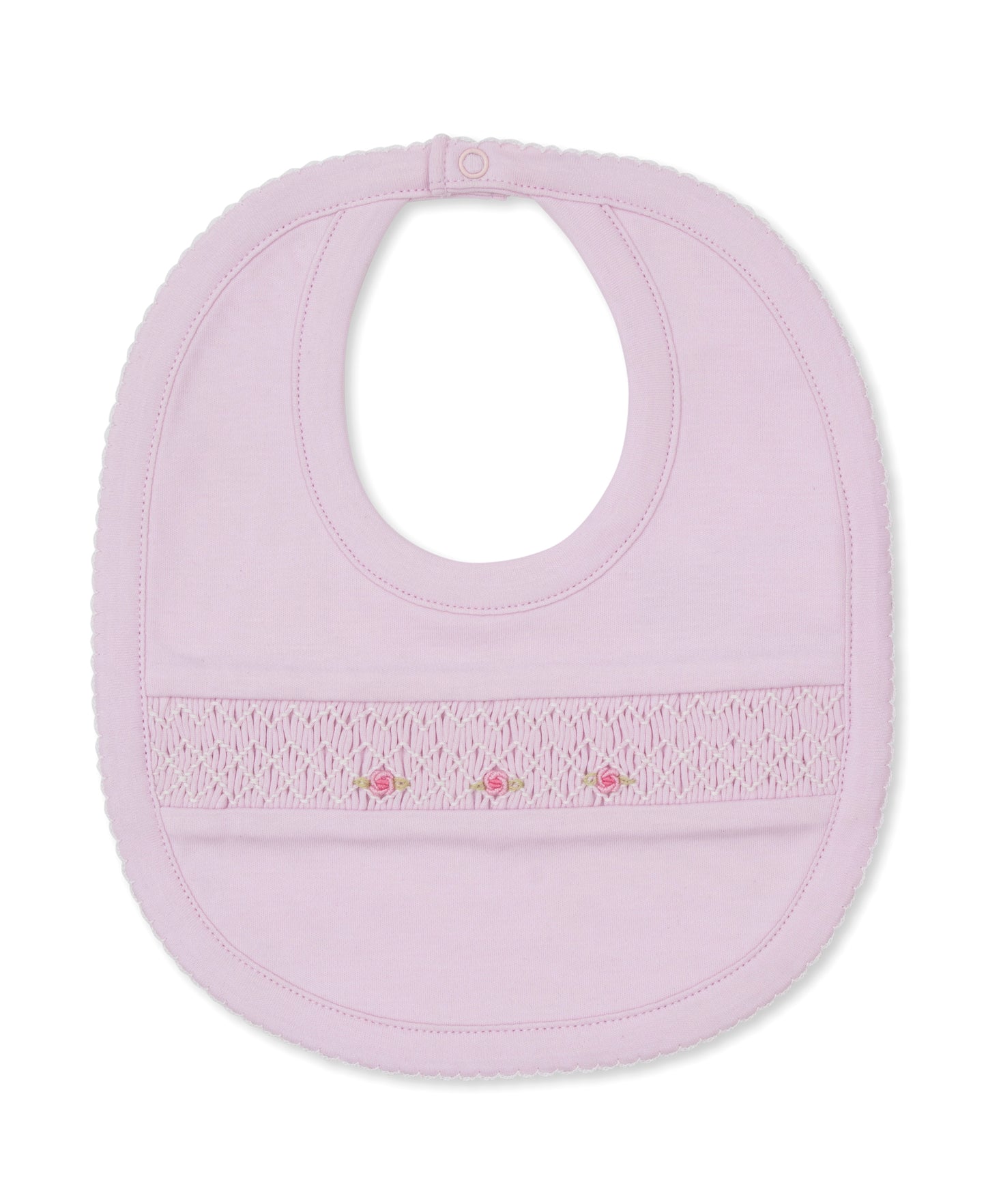 Bib w/Hand Smock, CLB Summer Bishop, Pink
