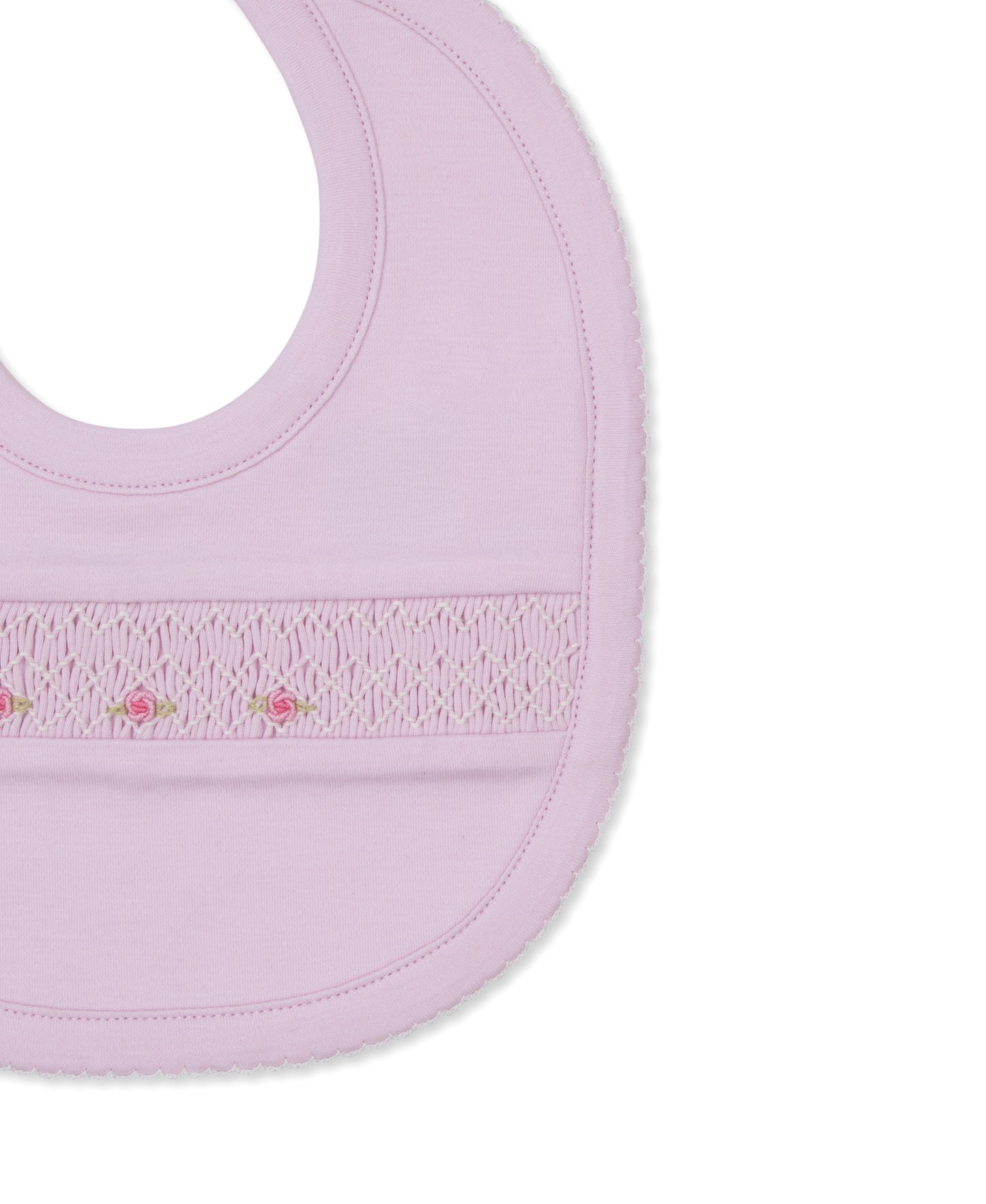 Bib w/Hand Smock, CLB Summer Bishop, Pink