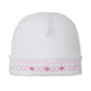 Hat w/Hand Smock, CLB Summer, White/Pink