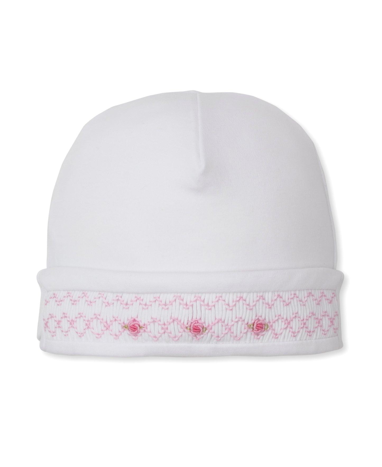 Hat w/Hand Smock, CLB Summer, White/Pink