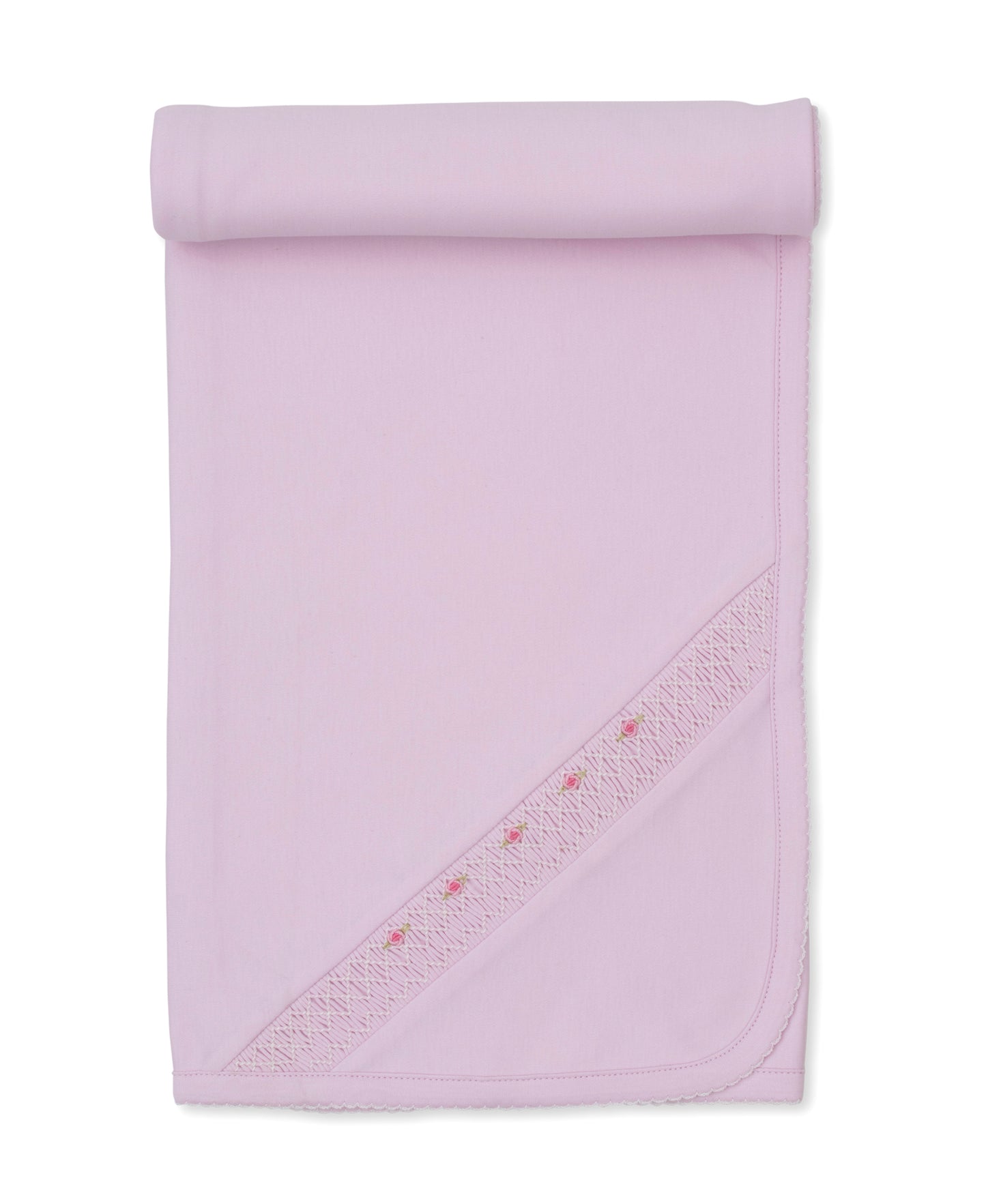 Blanket w/Hand Smock, CLB Summer Bishop, Pink