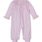 Footie w/Hand Smock, CLB Summer Bishop, Pink
