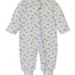 Footie w/Zip, Lemon Blossoms