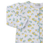 Footie w/Zip, Lemon Blossoms