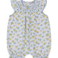 Short Smocked Playsuit, Lemon Blossoms
