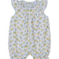 Short Smocked Playsuit, Lemon Blossoms
