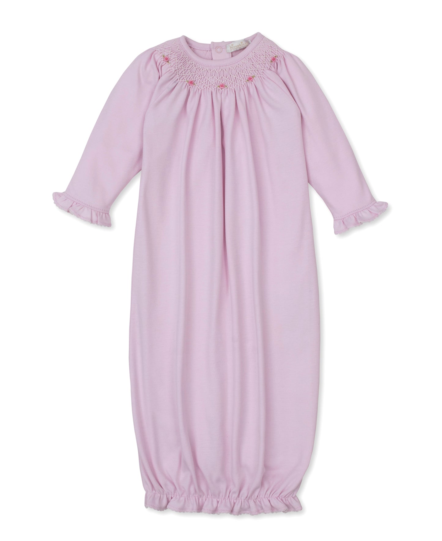 Gown w/Hand Smock, CLB Summer Bishop, Pink