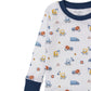 L/S Pajama Set, Construction Roadwork