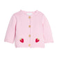 Crochet Cardigan, Strawberry