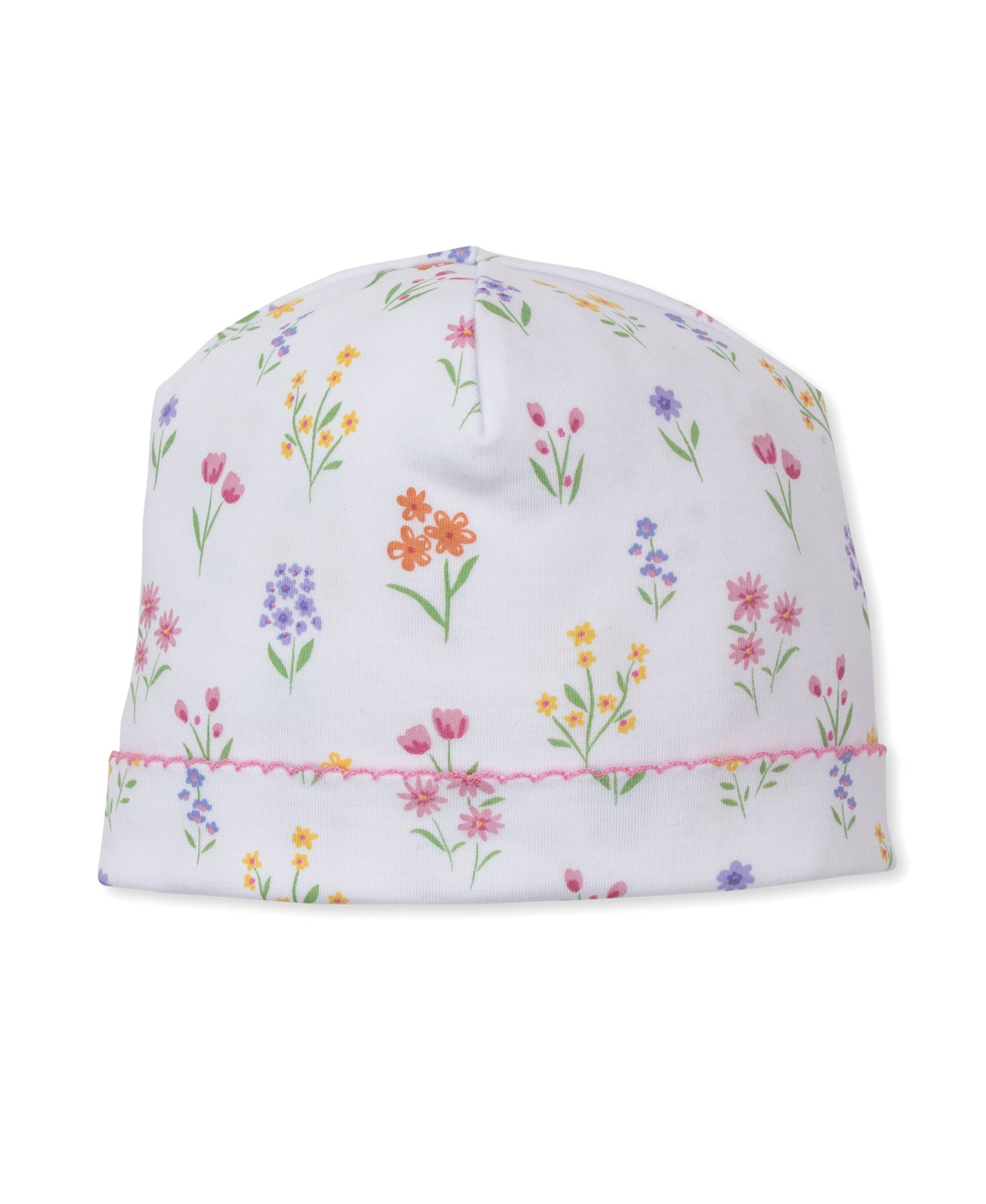 Hat, Summer Wildflowers, White