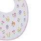 Bib, Summer Wildflowers, White