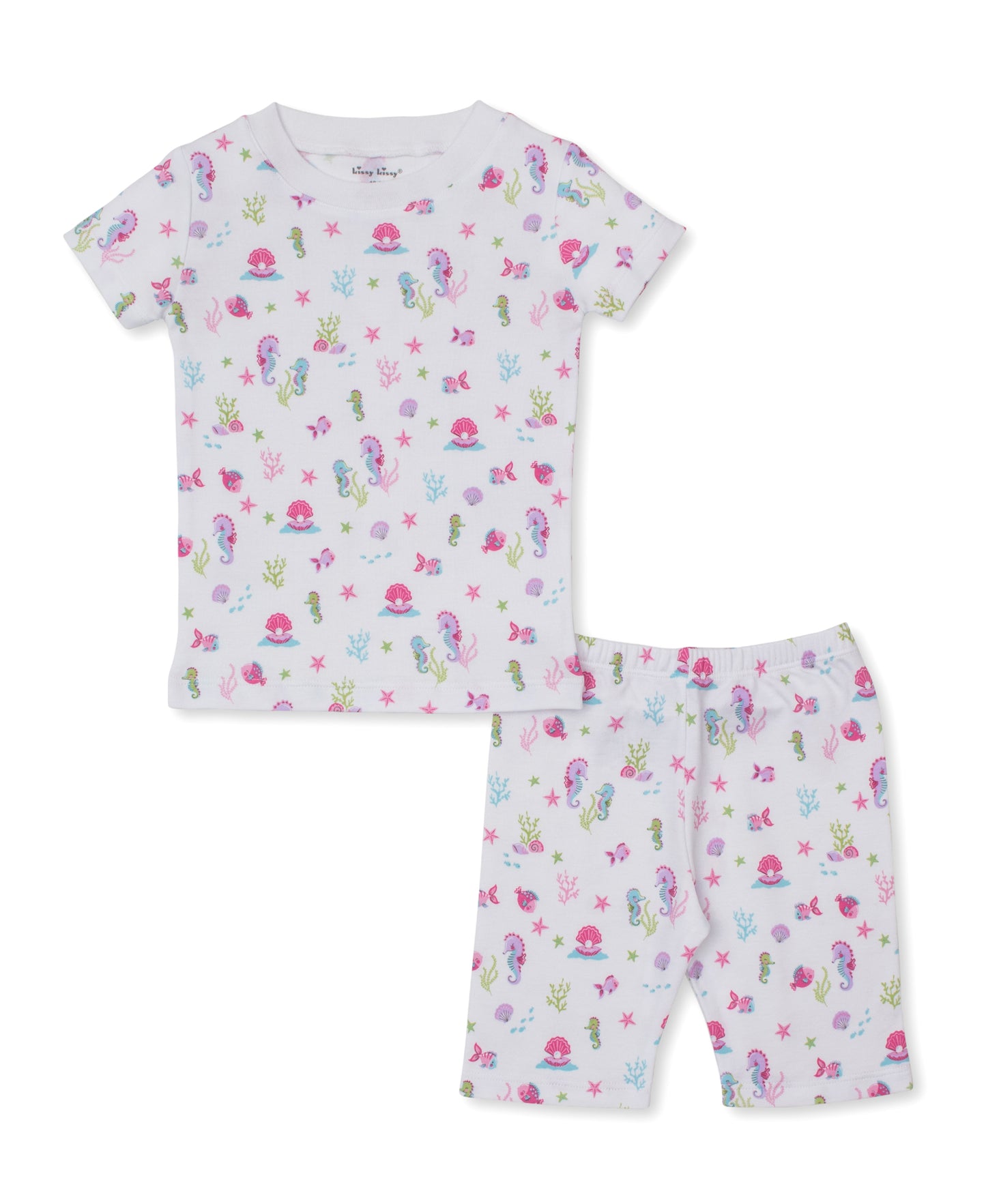 Short PJ Set, Seahorse Surprises