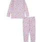 L/S PJ Set, Summer Wildflowers, Pink