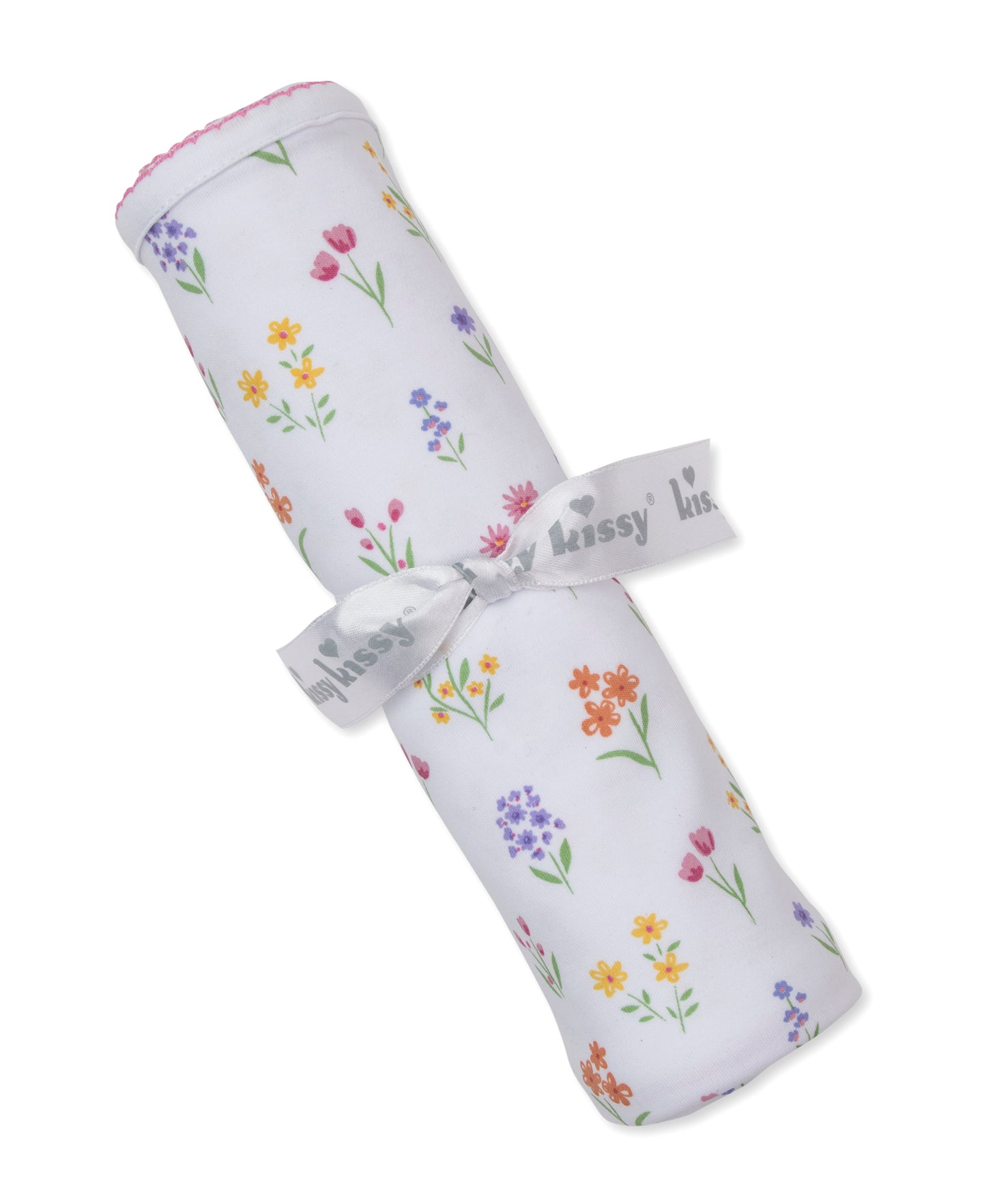 Blanket, Summer Wildflowers, White