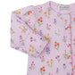 Zip Footie, Summer Wildflowers, Pink