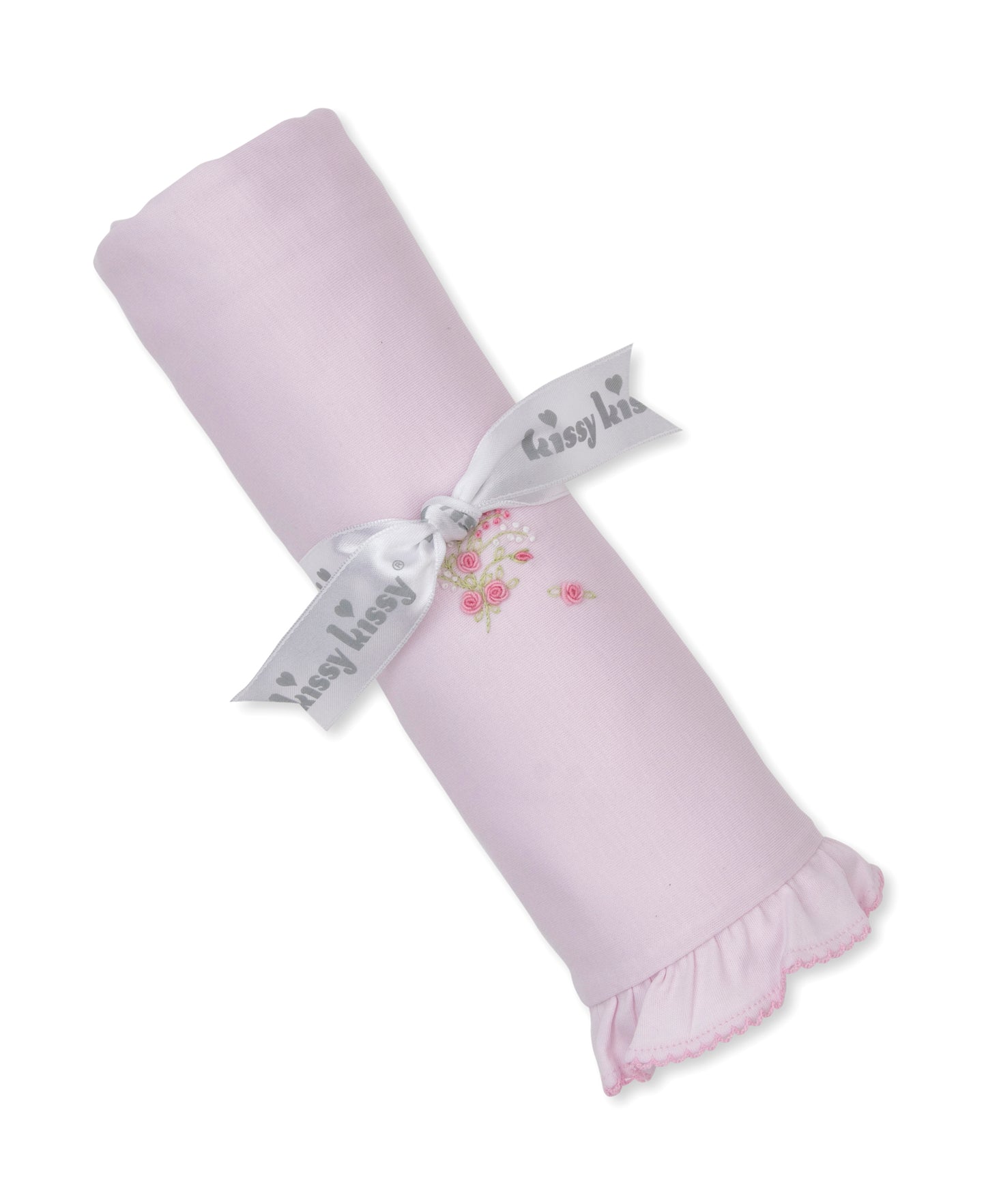 Blanket w/Hand Emb., SCE Victiorian Roses
