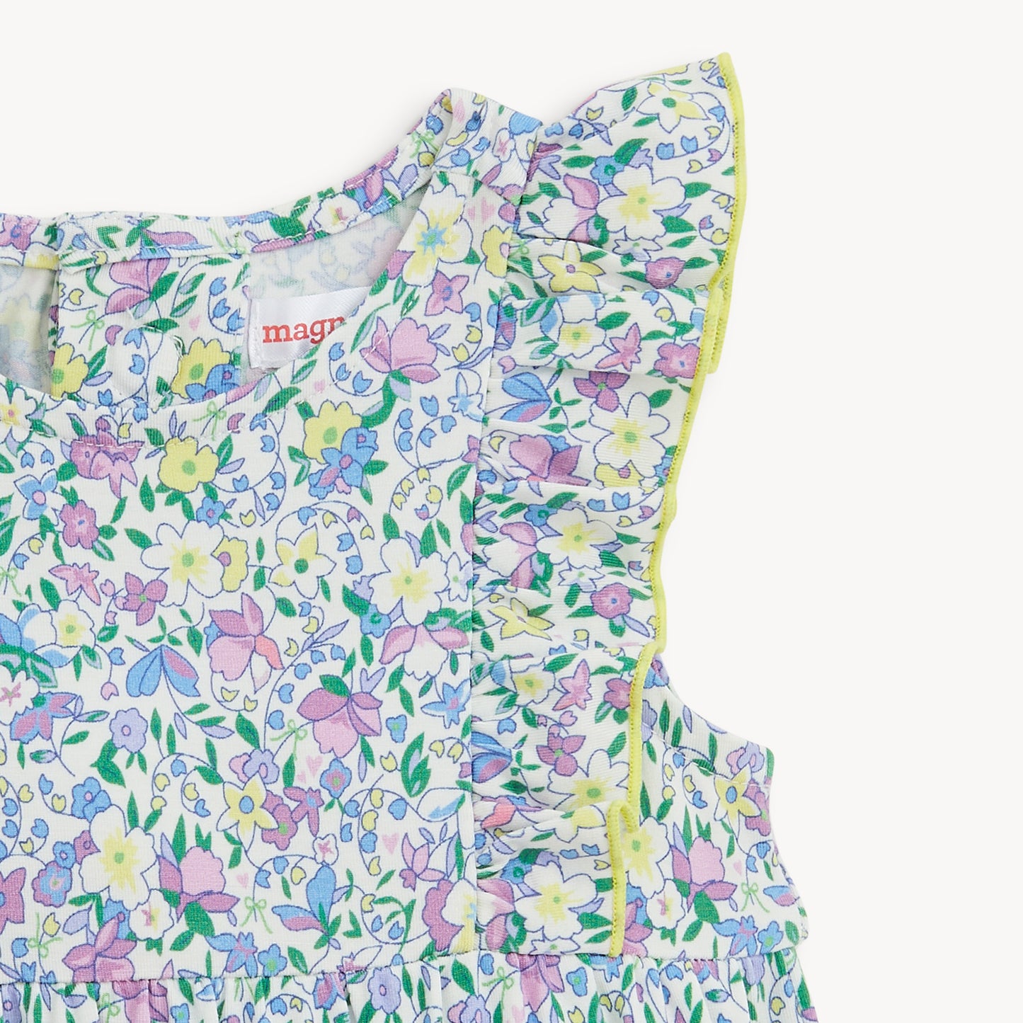Ruffle Bubble Romper, Lavinia
