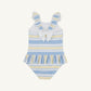 St. Lucia Swimsuit, Sobro Stripe w/Worth Ave White