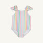 Edisto Beach Bathing Suit, Southampton Stripe