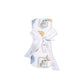 Swaddle Blanket, Rodeo Patches, Off White
