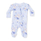 Ruffle Back Zipper Footie, Ashley Rose Floral