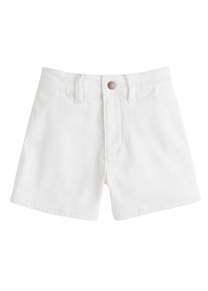 Denim Shorts, Ivory
