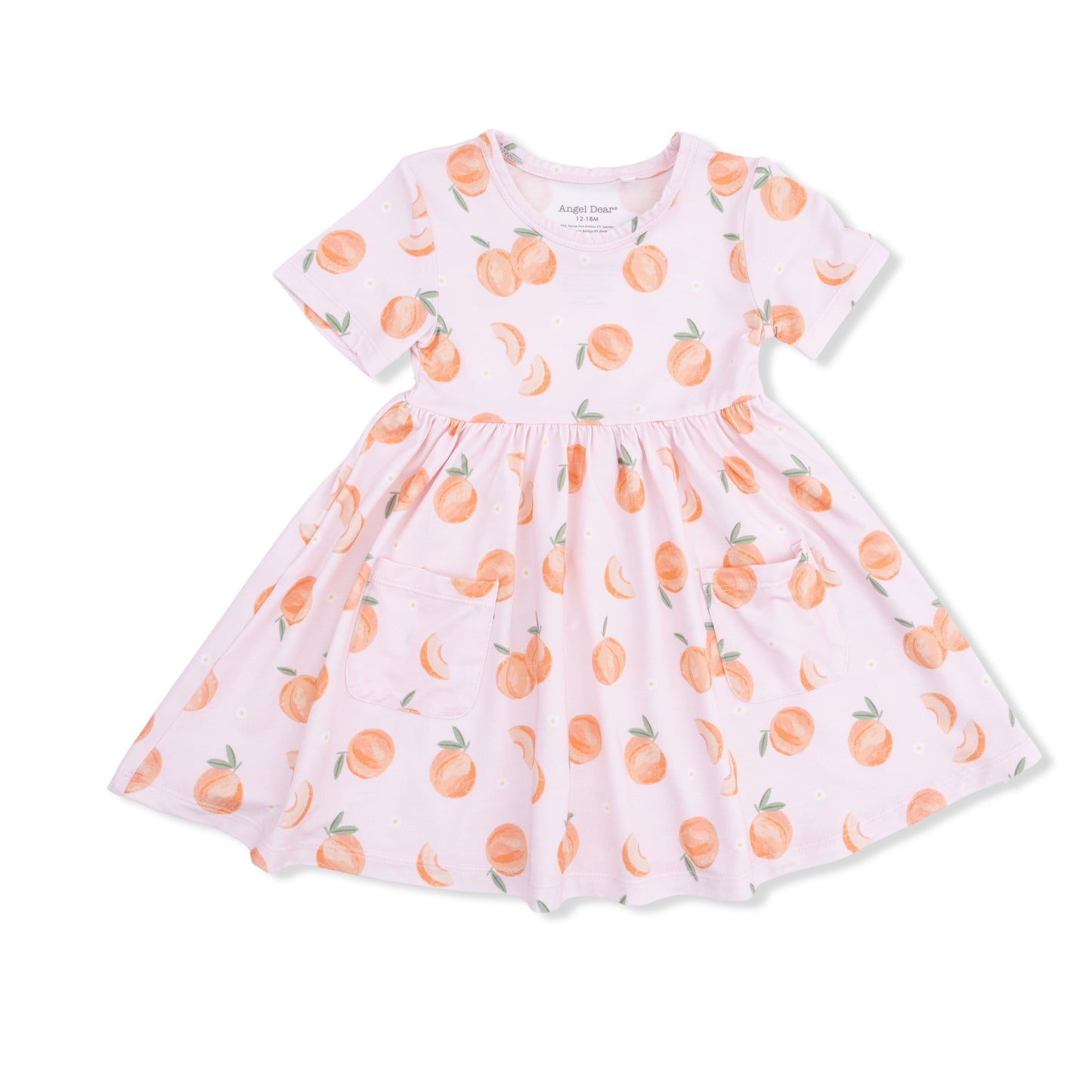 Twirly Dress w/Cartwheel Short, Sweet Peach