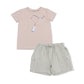 Crewneck Tee w/Cargo Short, Gone Fishin'