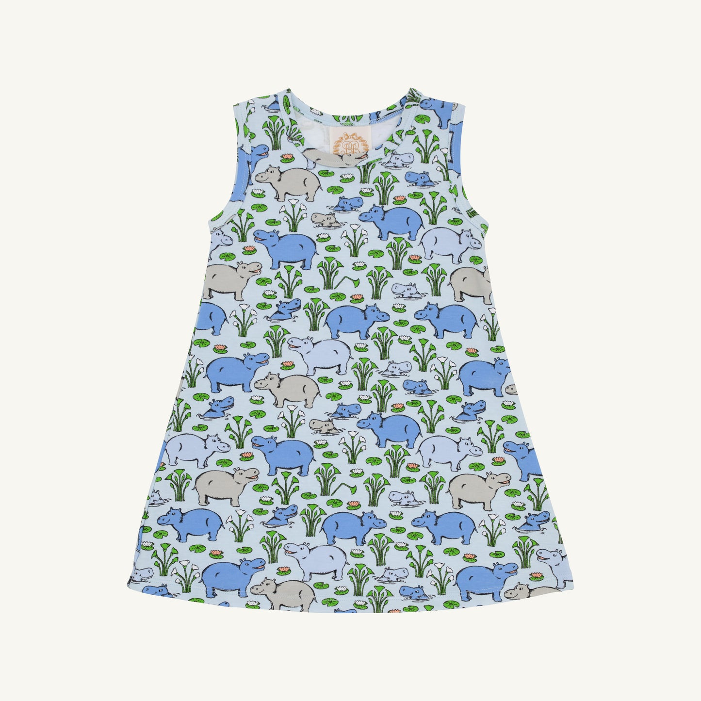 Sleeveless Polly Play Dress, Bal Harbour Hippo