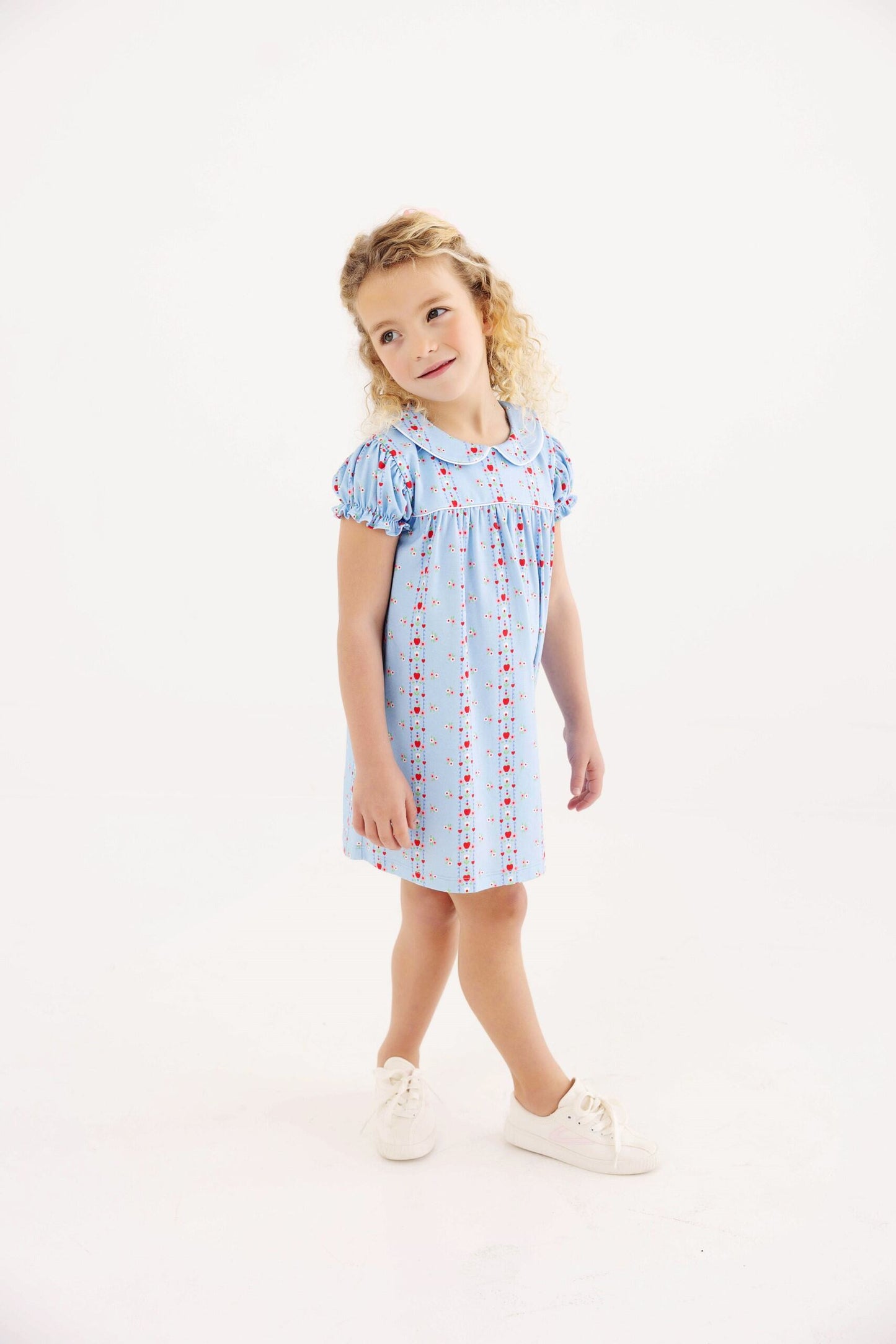 Holly Day Dress, First Day Flowers