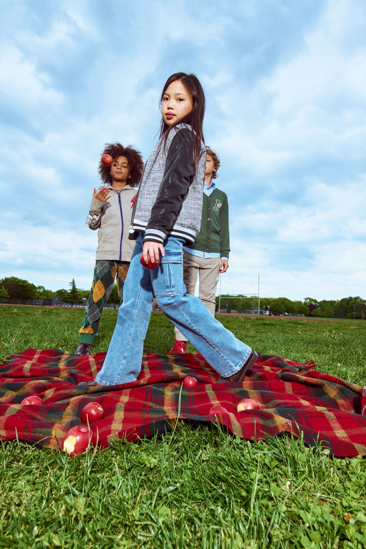 Christa Denim Cargo, Cambridge Wash