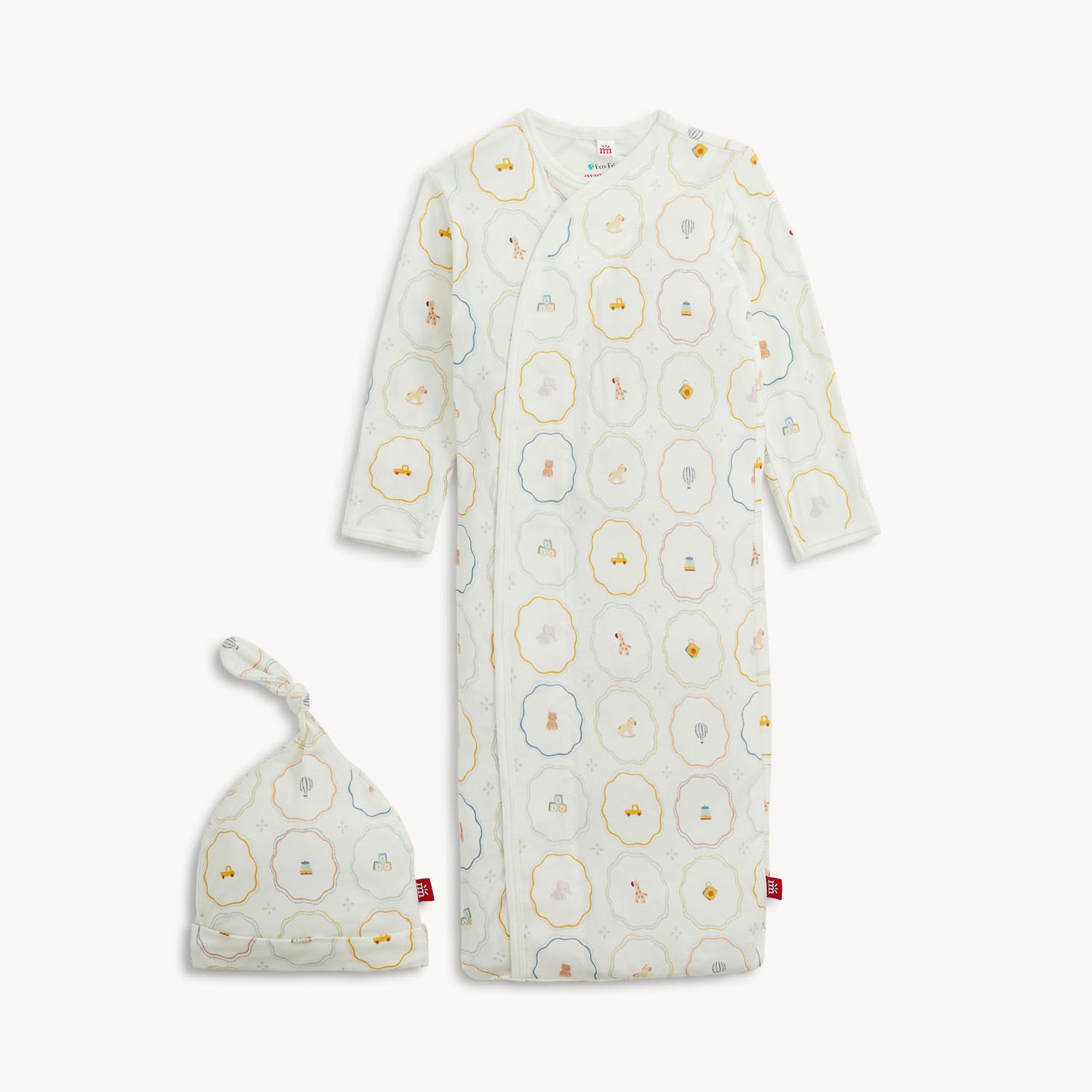 Gown & Hat, Nursery Magic Cream