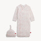 Gown & Hat w/Ruffle, Apple Blossom
