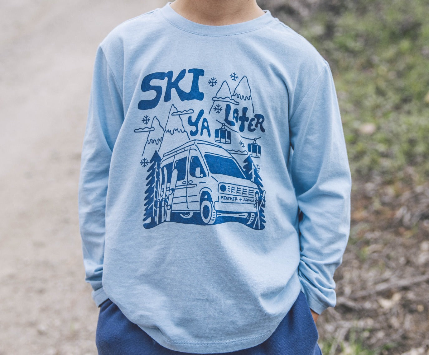 L/S Tee, Ski Ya Later