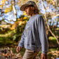Fish Wrangler Hacci Pullover, Heather Gray