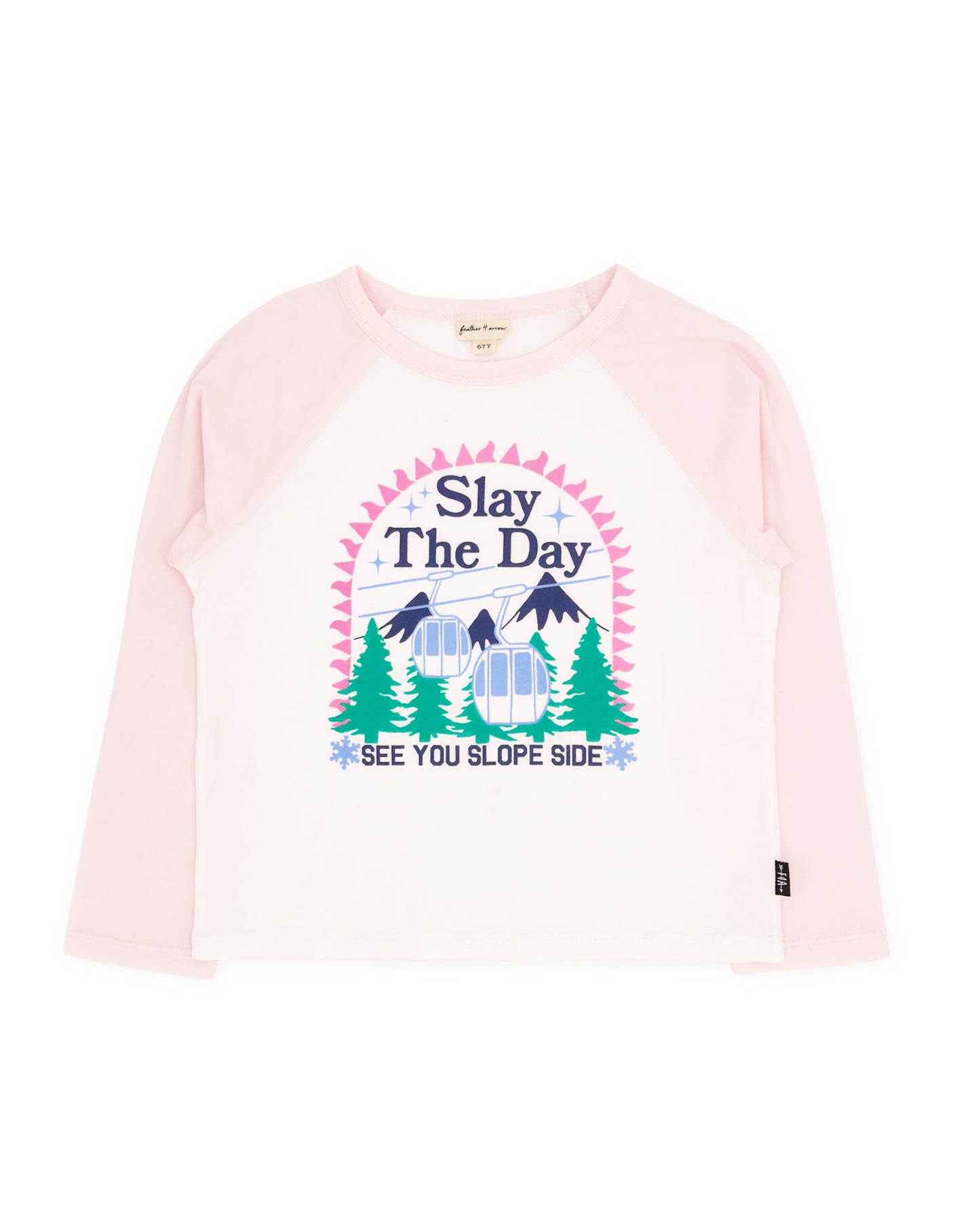 L/S Raglan Tee, Slay the Day
