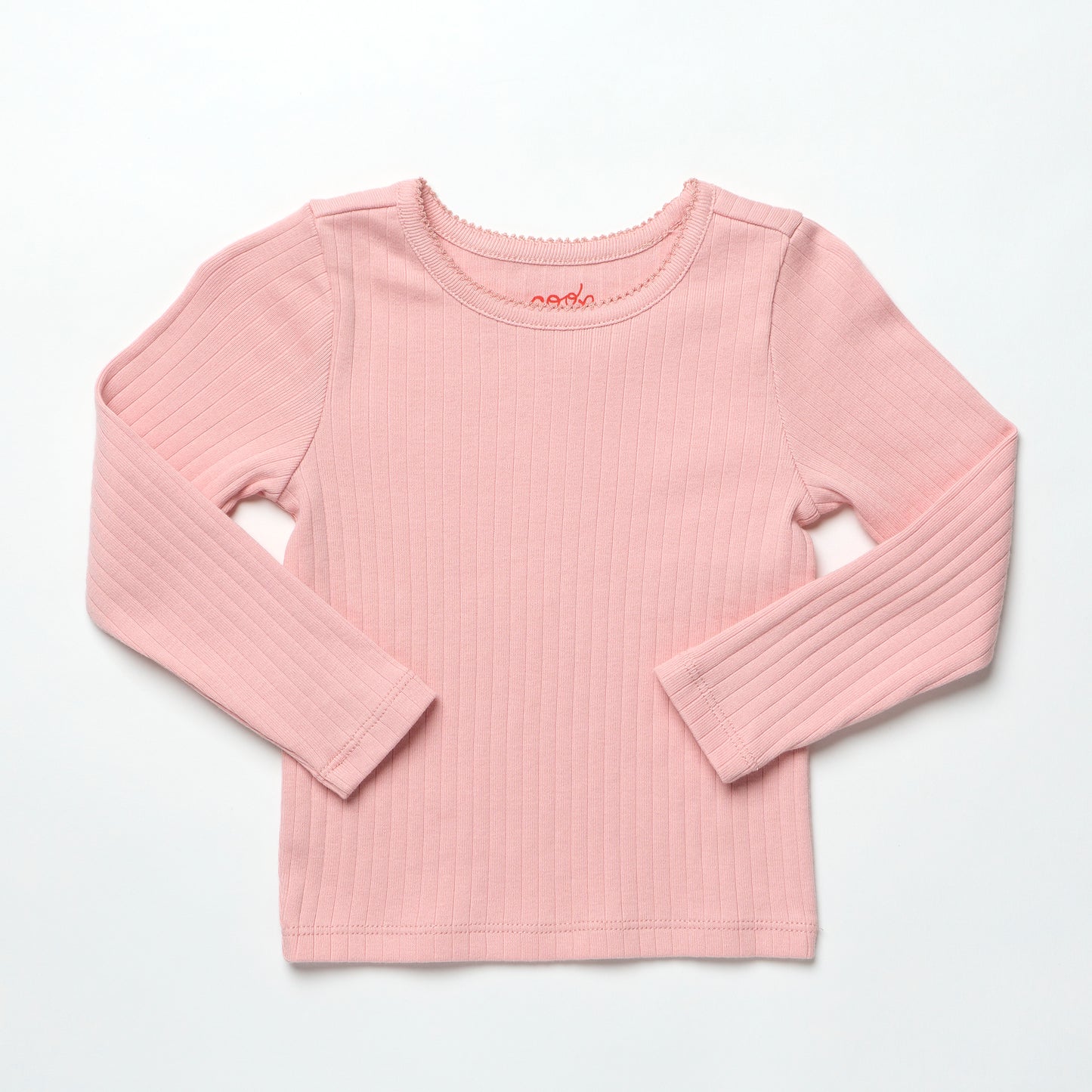 Seesaw L/S Rib T-Shirt, Pink