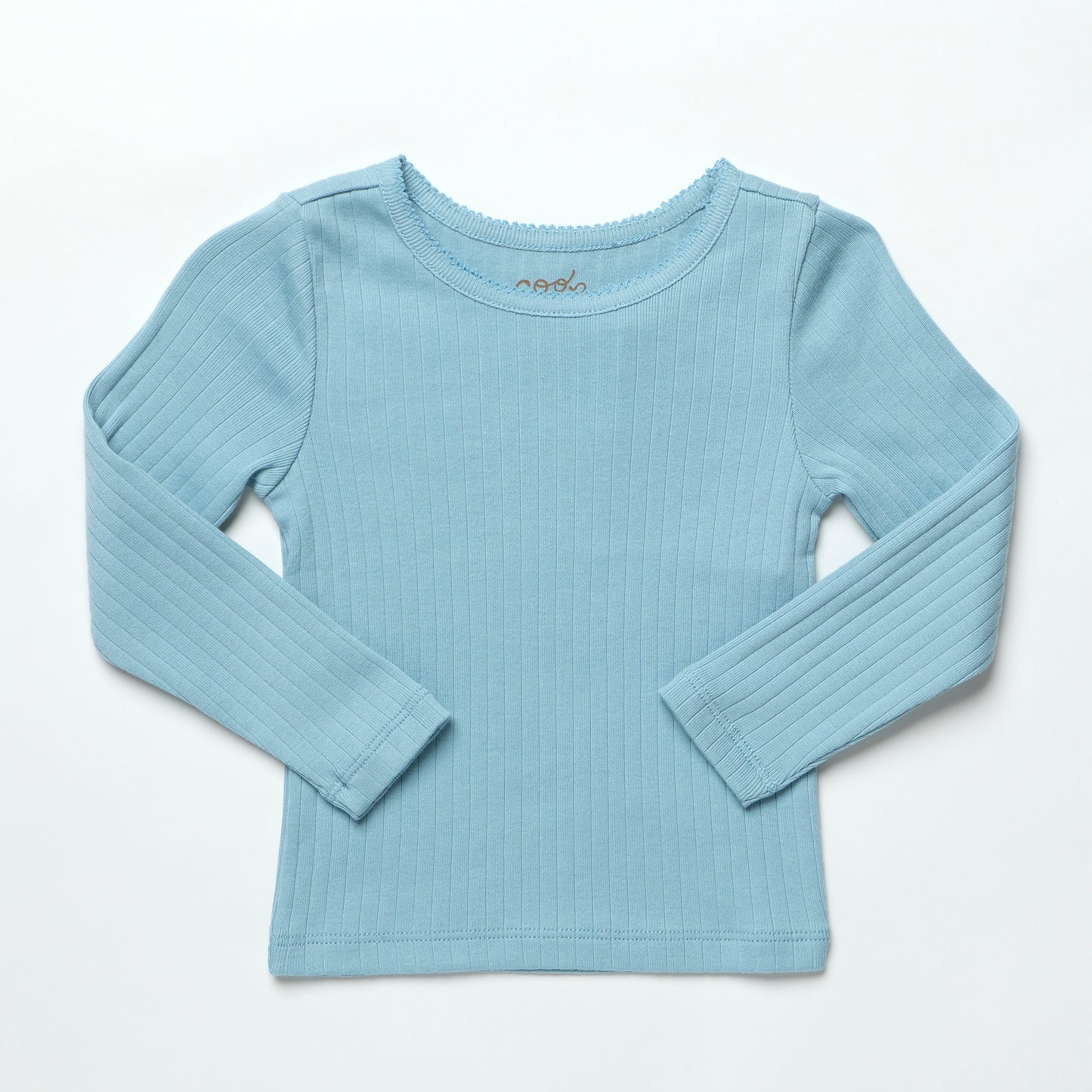 Seesaw L/S Rib T-Shirt, Light Blue
