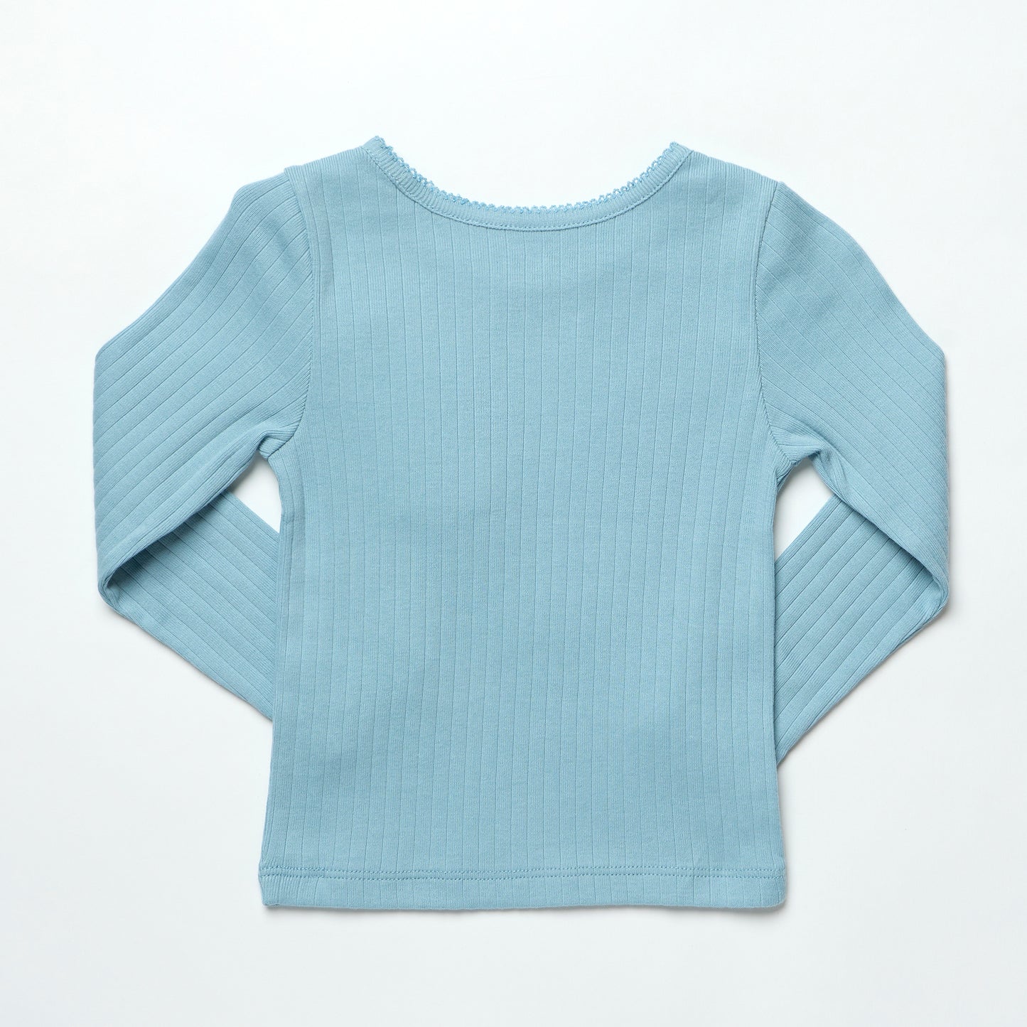 Seesaw L/S Rib T-Shirt, Light Blue