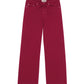 Frankie Low-Slung Wide Leg, Rouge