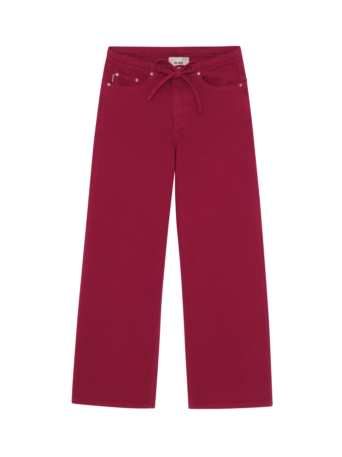 Frankie Low-Slung Wide Leg, Rouge