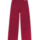 Frankie Low-Slung Wide Leg, Rouge